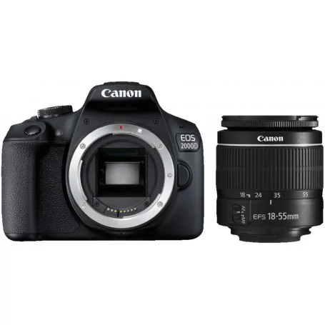 Canon EOS 2000D + objetivo EF-S 18-55mm DC III