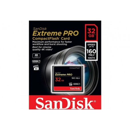 Sandisk Extreme PRO CF 32GB 90MB/s