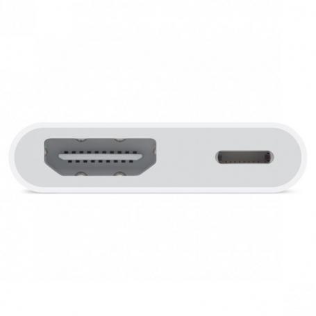 seta Estacionario Interpretativo Adaptador Apple MD826ZM/A de conector Lightning a HDMI/ USB/ para iPad  Retina/ iPad mini/ iPhone 5/ iPod touch 5ªGen