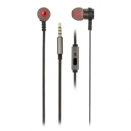 NGS Cross Rally In-Ear Headphones/ with Microphone/ Jack 3.5/ Graphite - Image 1