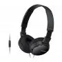 Headphones Sony MDRZX110APB/ with Microphone/ Jack 3.5/ Black - Image 1