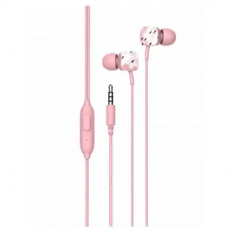 SPC Hype In-Ear Headphones/ with Microphone/ Jack 3.5/ Pink - Image 1