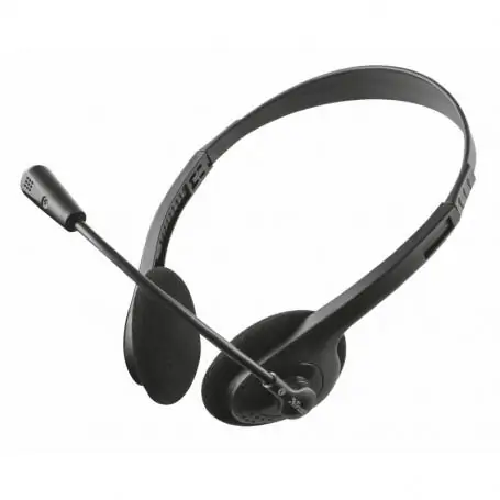 Trust Primo Chat 21665 Headphones/ with Microphone/ Jack 3.5/ Black - Image 1