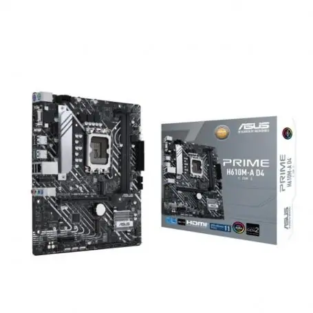 Asus Prime H610M-A D4-CSM/ Socket 1700/ Micro ATX Motherboard - Image 1