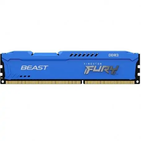 Memory RAM Kingston FURY Beast 8GB/ DDR3/ 1600MHz/ 1.5V/ CL10/ DIMM - Image 1