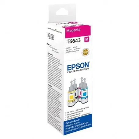 Epson T6643/ Magenta Original Ink Bottle - Image 1