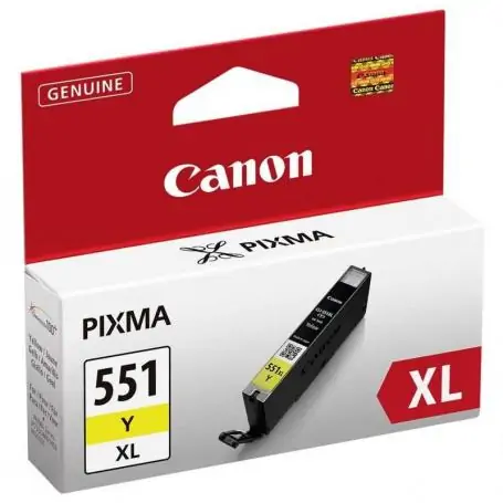 Canon CLI-551Y XL High Yield/Yellow Original Ink Cartridge - Image 1