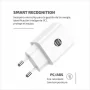 Tech One Tech TEC2403/ 2xUSB Wall Charger + USB Type-C Cable/ 2.4A/ White - Image 3