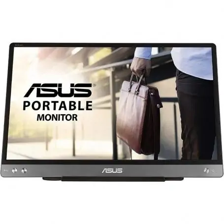 Asus ZenScreen MB14AC 14' Portable Monitor/ Full HD/ Silver and Black - Image 1