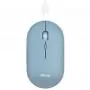 Trust Puck Bluetooth Wireless Mouse/ Rechargeable Battery/ Up to 1600 DPI/ Blue - Image 3