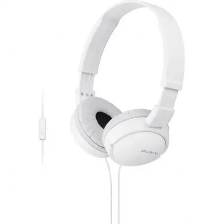 Headphones Sony MDRZX110APW/ with Microphone/ Jack 3.5/ White - Image 1