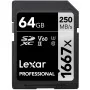 Tarjeta de memoria Lexar SDXC 64GB 1667X UHS-II