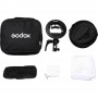 Godox SGGV6060 Flash de exterior Kit S2 bracket Softbox grid