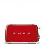 Smeg toaster 2x4 50´s style red tsf02rdeu