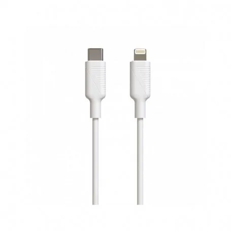 Muvit Cable Tipo C a Lightning MFI 3A 1.2m Blanco