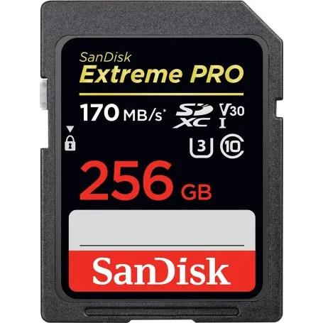 SanDisk Extreme Pro SDXC 256GB 170Mbs