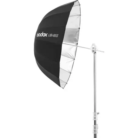 Godox 85cm Parabolische Paraplu Zwart & Zilver
