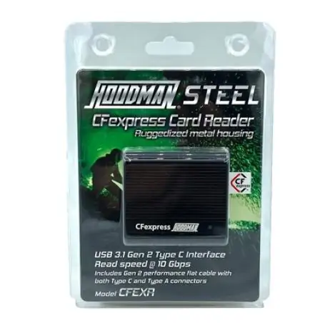 Hoodman CFExpress USB 3.1 Gen 2 Type C Interface Speed 10 Gbps