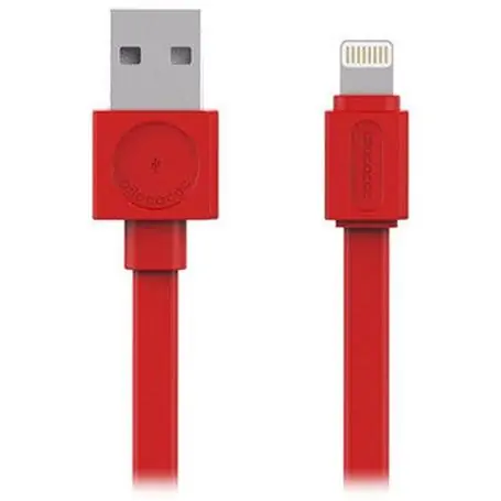 Allocacoc USB Cable Lightning Basic Red
