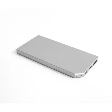 Allocacoc PowerBank Slim Aluminum 5000MAH; Silver