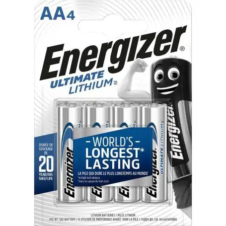 Energizer Lithium Battery AA 1.5 V Ultimate 4-BLISTER
