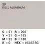 Superior Background Rol Dull Aluminium (NR 23) 1.35m X 11m