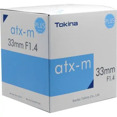 Tokina ATX-M 33mm Plus f/1.4 X