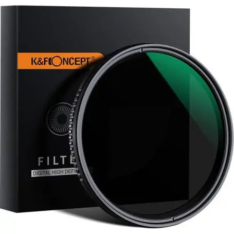K&amp;F Concept Variabel ND Filter ND8-2000 Super Slim 77mm
