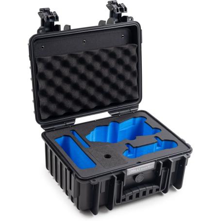 B&amp;W Type 3000 Case For DJI Air 3 Or Air 3 Fly More Combo Black